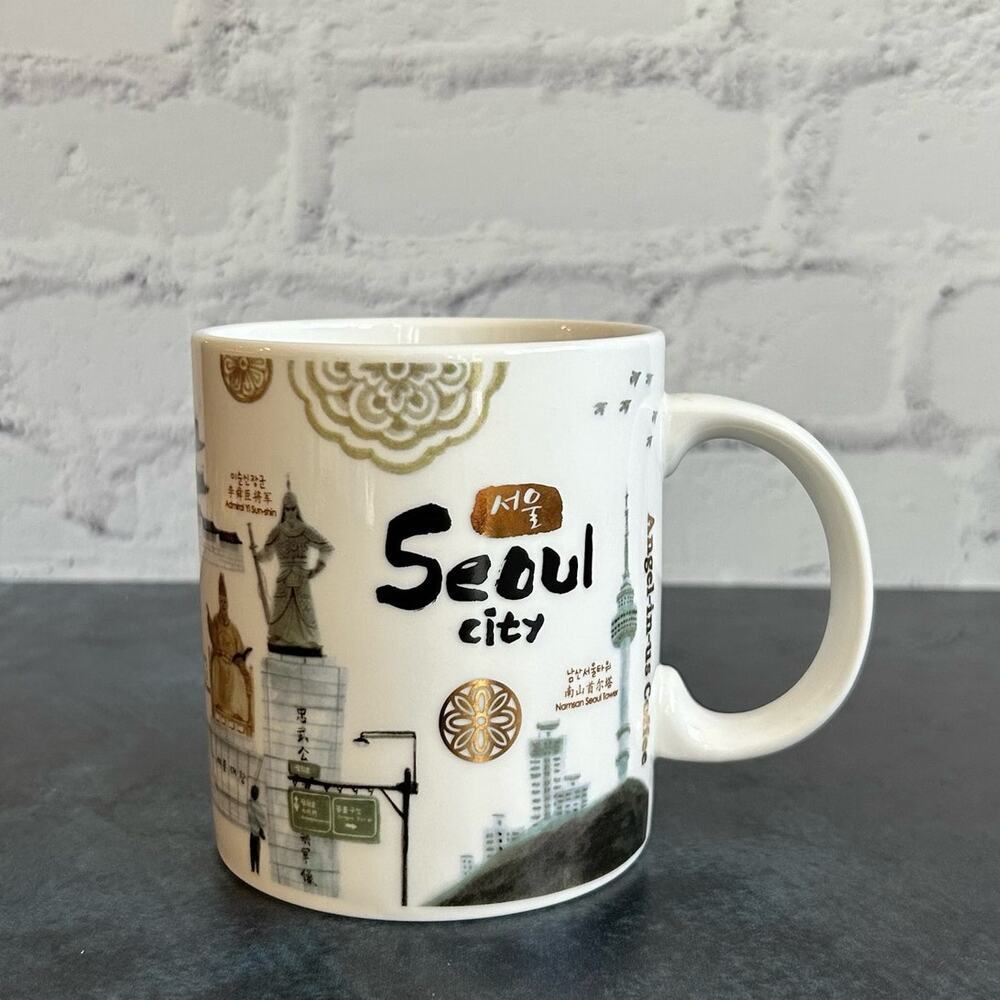 Angel-In-Us Seoul City Korea Landmarks Coffee Mug